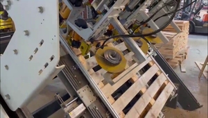 Nhà máy trực tiếp tự động Pallet máy lắp ráp Pallet cuộn Dây làm móng tay máy - Product Image 3