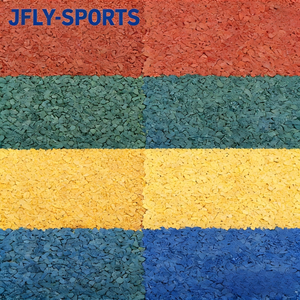 Gránulos de EPDM de Alta Calidad Resistentes a los Rayos UV para Pistas de Atletismo, Partículas de Caucho EPDM Coloridas para Superficies de Parques Infantiles Escolares - Product Image 1