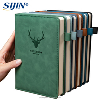 Carnet A5 en cuir PU extra épais, journal de bureau, journal professionnel, logo personnalisé, couverture rigide, durable, vente en gros d'usine