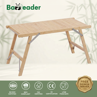 Table de camping portable pliable légère en bambou, équipement de cuisson BBQ extérieur imperméable et durable pour Overlanding et Vanlife