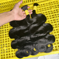 Vente en gros de cheveux bruts alignés sur les cuticules vietnamiennes alignées sur les cuticules 100% humaines en vrac de cheveux bruts vietnamiens vendeur en vrac de cheveux bruts ondulés