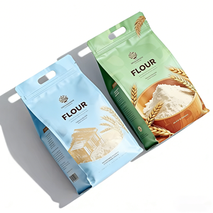 Sac d'emballage en PE <span class=keywords><strong>de</strong></span> qualité alimentaire imprimé numériquement avec logo personnalisé, refermable, debout, 1 kg, pour <span class=keywords><strong>farine</strong></span> <span class=keywords><strong>de</strong></span> blé, <span class=keywords><strong>de</strong></span> maïs, <span class=keywords><strong>de</strong></span> plantain, <span class=keywords><strong>de</strong></span> cuisson - Product Image 5