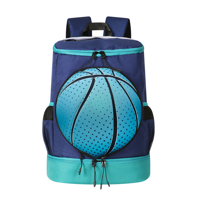 sac à dos de basket bleu foncé + bleu clair