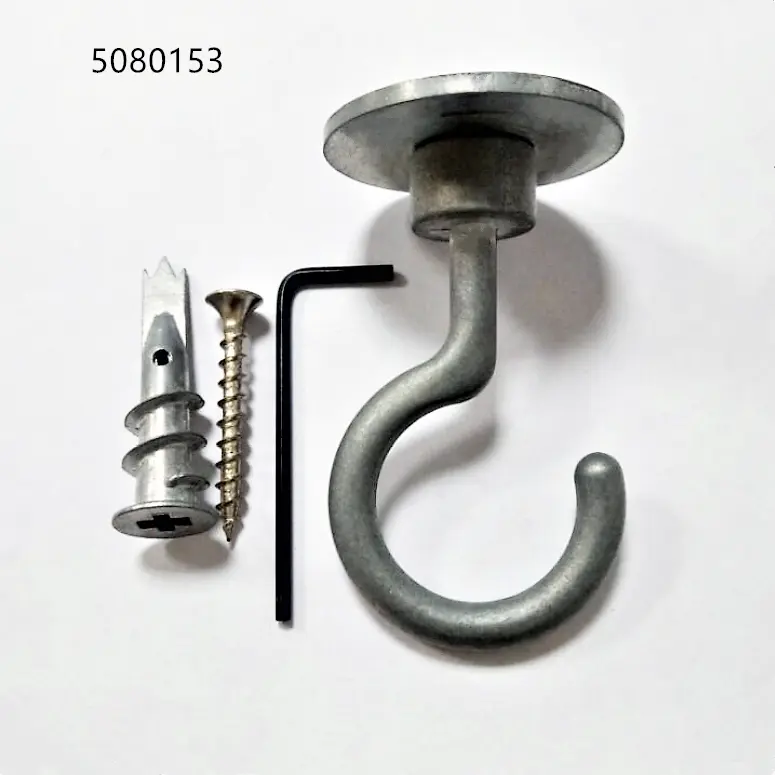 Quincaillerie d'éclairage, crochet de suspension, cuivre, fer Acier, laiton 5080153