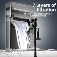 Filtre à goutte-à-goutte hors ligne XP-33 36pro pour aquarium, style cascade, séparation sec-humide, avec filtration, version boîte couleur