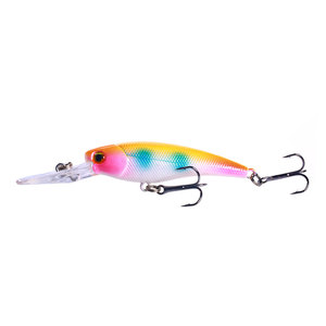 Umpan Pancing Minnow Mengambang 95mm 8g untuk Lemparan Jauh, Wobbler Permukaan untuk Ikan Bass dan Trout, Jerkbait Realistis - Product Image 5