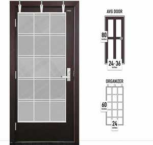 Heavy-Duty Large Mesh 15-Pocket Over-the-Door Hanging Organizer, for <b>Shoe</b> Sundries Bathroom Cruise Cabin Door Storage Organizer - Product Image 1