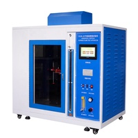 Probador de Inflamabilidad Horizontal-Vertical UL94 con Pantalla Táctil, Cámara de Prueba de Resistencia al Fuego para Laboratorio