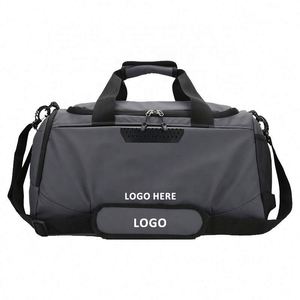 2024 Custom Logo Unisex Outdoor Workout <b>Tote</b> Sports <b>Nylon</b> Gym Travel Duffel Bag Wet Shoes Waterproof Oxford Fabric Fitness Bags - Product Image 3