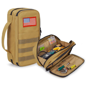 Bolsa de Herramientas Táctica para Hombre con Cierre, Asa y Boca Ancha, Bolsa de Herramientas Resistente al Agua, Multiusos y de Gran Capacidad - Product Image 1