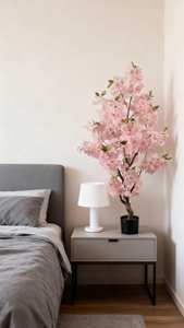 Arbre à souhaits en bonsaï de fleurs de cerisier artificielles, décoration intérieure, plante à fleurs pour <span class=keywords><strong>le</strong></span> sol, pour <span class=keywords><strong>le</strong></span> salon, paysage - Product Image 2