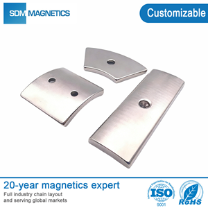 عينات متاحة: مغناطيس قوسي دائم من النيوديميوم (NdFeB) صناعي مخصص الشكل والدرجة مع خدمة القطع - Product Image 3