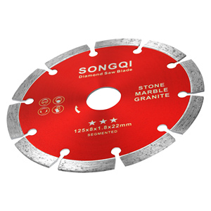 SONGQI 5-9" <strong>Segmented</strong> Diamond <strong>Blade</strong> - Fast &amp; Cool <strong>Cutting</strong> for <strong>Granite</strong>, Concrete, and Stone - Product Image 2