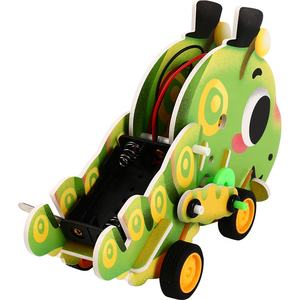 Brother ชุดวิทยาศาสตร์2025สำหรับเด็ก KT บอร์ด DIY 3D ไม้ปริศนาการ์ตูนออกแบบก้านของเล่นเพื่อการศึกษา - Product Image 3