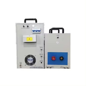 Portable 25kw 35kw 45kw Copper Gold Silver Metal Induction Heater Furnace Forging Iron Steel Rivet Induction Heat Press Machine - Product Image 2
