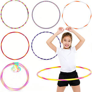 Cercle de fitness en plastique multi-styles avec lumières pour le modelage corporel, l'entraînement de gymnastique, les jeux sportifs intérieurs et extérieurs - Product Image 1