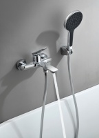 Ensemble de douche mural haut de gamme en laiton, 2 fonctions, monocommande, avec jet cascade pressurisé pour spa, pour maison moderne