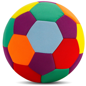 Ballon de football personnalisé en PVC léger et écologique pour intérieur/extérieur, fourniture directe d'usine, matériau souple, articles de sport Ahira - Product Image 1