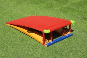 Trẻ em bàn đạp gỗ cứng thực hành thiết bị đàn hồi Hội Đồng Quản trị Nhà vòm tập thể dục chơi Thể dục dụng cụ thể dục điền kinh Đào Tạo - Product Image 5