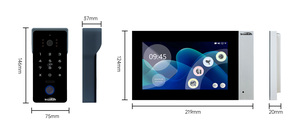 Trudian 7 pouces porte téléphone interphone système Tuya App Wifi intelligent filaire connectivité porte vidéo bouton Cctv caméra de sécurité <span class=keywords><strong>sonnette</strong></span> - Product Image 3