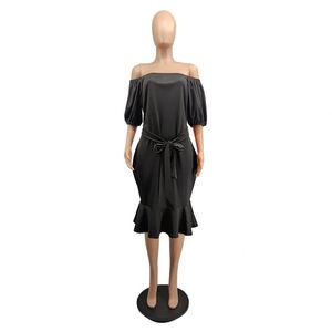New Design Plus <strong>Size</strong> One Piece Xl-4Xl Women Cute Fishtail Shirt Summer <strong>Clothing</strong> for Adult Dress - Product Image 6