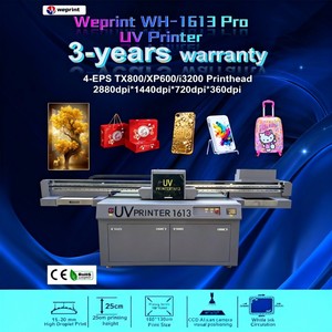 1613 サイズ I3200/XP600/i1600/TX800 ヘッド UV フラットベッドインクジェットプリンター カラーバッジ、金属、ガラス、ステッカー、PVCボード印刷機 - Product Image 2