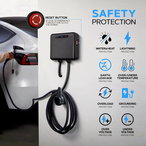 Lily <span class=keywords><strong>meilleur</strong></span> prix IP 55 Ev chargeur 32a 1 phase 7kw Ev Station <span class=keywords><strong>de</strong></span> charge Type 2 avec 5m câble chargeur <span class=keywords><strong>de</strong></span> <span class=keywords><strong>voiture</strong></span> pour <span class=keywords><strong>voiture</strong></span> électrique - Product Image 4