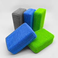 Éponge de lavage de voiture épaissie, très absorbante, sans peluches, pour le detailing automobile, grande taille personnalisée, éponge de beauté automobile