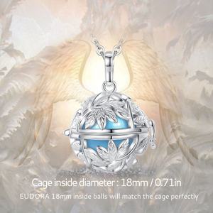 Médaillon pendentif en argent sterling pour femmes, pendentif feuille de grossesse, bijoux - Product Image 2