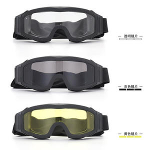 卸売スポーツタクティカルグラス 防風防曇防砂シューティンググラス 3レンズ ケース付きセット アイウェアゴーグル - Product Image 4