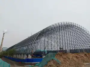 Yunjoin Entrepôts cadre en acier structurel treillis en acier maison préfabriquée Structure en acier bâtiment hangar à charbon