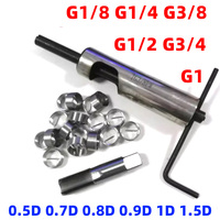 ANCETE SS304 Helicoil Insert 4.8 Strength Grade Polished Finish M2-M12 Model 55 Degree Cylindrical Sealing Pipe Thread G1/2 G3/4