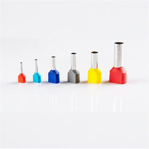 China <strong>Supplier</strong> TE1012 Insulated Ferrule Crimp <strong>Terminal</strong> Twin <strong>Cord</strong> <strong>End</strong> Crimp <strong>Terminal</strong> - Product Image 1