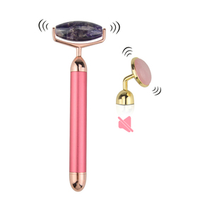 Beauté du visage imperméable à l'eau naturel <span class=keywords><strong>Jade</strong></span> pierre <span class=keywords><strong>rouleau</strong></span> Facial électronique Vibration Massage électronique <span class=keywords><strong>Jade</strong></span> <span class=keywords><strong>rouleau</strong></span> - Product Image 4