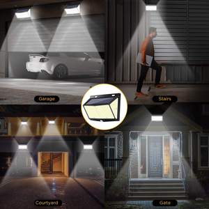 Lampu Keamanan Luar Ruangan LED, Lampu Dinding Luar Ruangan, Lampu Taman, Tenaga Surya, Lampu Banjir, Sensor Gerakan Led, Lampu Keamanan Nirkabel, LED 288 - Product Image 6
