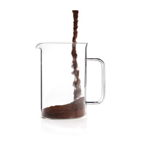 Caffettiera French Press in vetro con coperchio in legno e filtro in metallo da 12 oz per preparazione domestica - Product Image 2