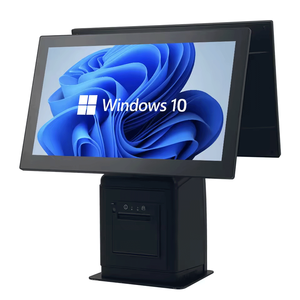 Dual-màn hình tiền mặt đăng ký <span class=keywords><strong>Pos</strong></span> với được xây dựng trong 58 Mét máy in Windows 7/10/11 Wi-Fi bluetooth không dây mô-đun giao tiếp - Product Image 1
