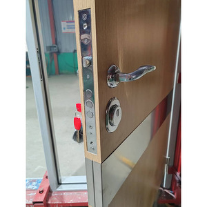 CHANGYI Interior resistente al fuego WoodDoors Laminado Insonorizado Nuevo estilo Madera Puerta resistente al fuego Puerta acústica - Product Image 5