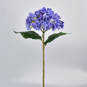 Flor Artificial de Hortensia, Rama Individual, Flor de Seda Impermeable, Decoración para Bodas, Arte Floral - Product Image 1