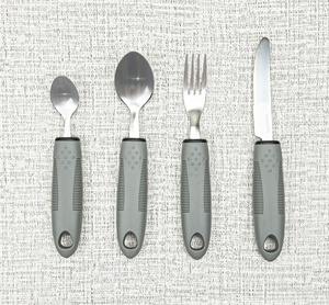 Poignée en acier inoxydable <span class=keywords><strong>Rubbermaid</strong></span> Ensemble d'aide à la rééducation des couverts adaptatifs anti-secousses pour personnes âgées - Product Image 6