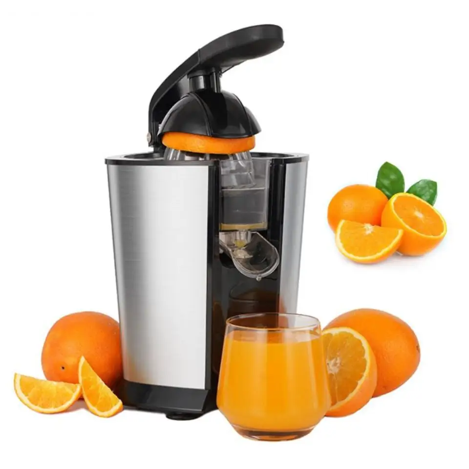 Новый стиль, 160 Вт, мощный аппарат для апельсинового сока, сменные конусы, подходящие для всех размеров соковыжималки для цитрусовых, грейпфрута