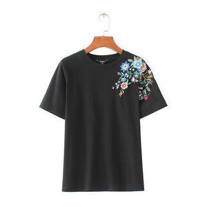 T-shirts de broderie confortables pour hommes de vêtements de mode pour hommes de la meilleure qualité Personnalisez votre propre logo et design T-shirts de broderie pour hommes - Product Image 1