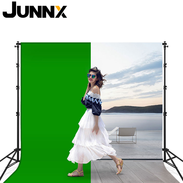 JUNNX Профессиональное видео Фотография портативная зеленая ткань sbackground Fondos Fotograficos фотографический фон