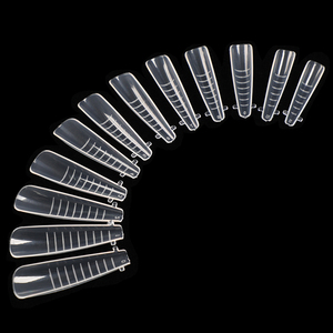 Puntas de Uñas Cuadradas para Manicura Francesa, Herramienta de Extensión de Doble Forma, Modelo de Dedo, Molde de Gel de Construcción Rápida, Sistema de Construcción de Uñas para Salón - Product Image 4