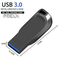 Venta caliente logotipo personalizado Memory Stick Flash Drive 16G 32GB 64GB 128GB Metal Pendrive USB 2,0 3,0 Flash personalizado USB Flash Drive