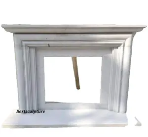 indoor white marble fireplace surround decorative fireplace modern limestone mantel shelf