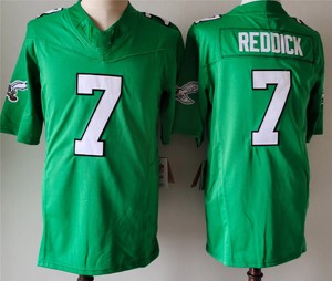 Áo bóng đá Mỹ 26 saquon barkley 1 jalen đau 33 dejean 11 Nâu 62 kelce <span class=keywords><strong>6</strong></span> Smith khâu Áo sơ mi áo Kelly màu xanh lá cây - Product Image 4