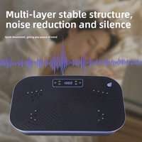 Machine de vibration pour la perte de poids et le remodelage corporel, en matériau PC, capacité de charge 150 kg, pour usage domestique et sports de course, approvisionnement direct transfrontalier