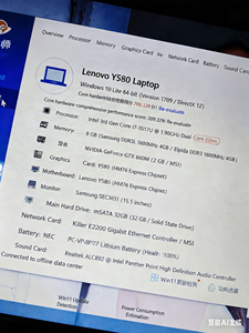 Laptop da Gaming <span class=keywords><strong>Lenovo</strong></span> I7-3517, 8GB RAM, 500GB HDD, 32GB SSD, Doppio Disco Rigido, Scheda Grafica NVIDIA GeForce GTX 660 di Seconda Mano - Product Image 2