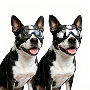Lunettes de protection transparentes pour chiens de grande race, lunettes de soleil anti-UV pour chiens de taille moyenne à grande - Product Image 5